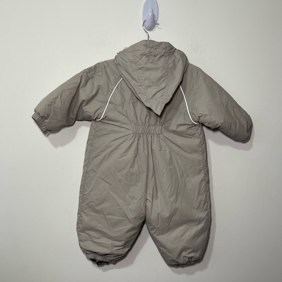 Reima Baby Grey snowflake one piece winter cold weather snowsuit in size 6-9M 74 - Picture 10 of 11